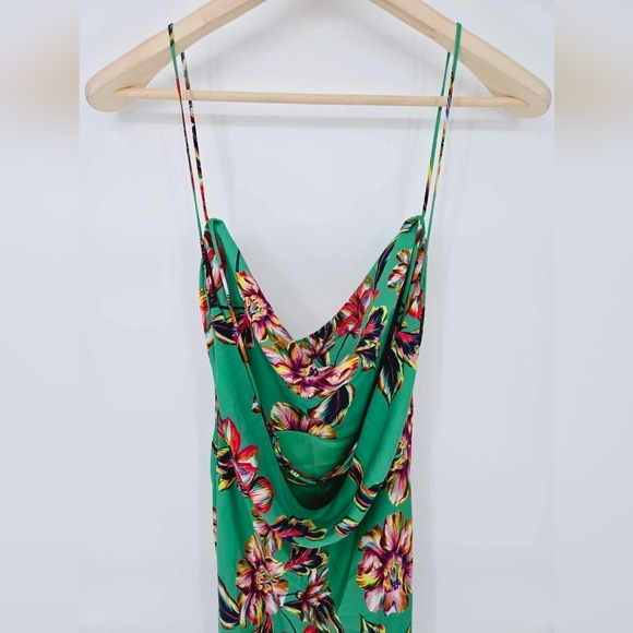 Revolve x Michael Costello Bentley Green Floral Size XS Dress - Picture 8 of 12